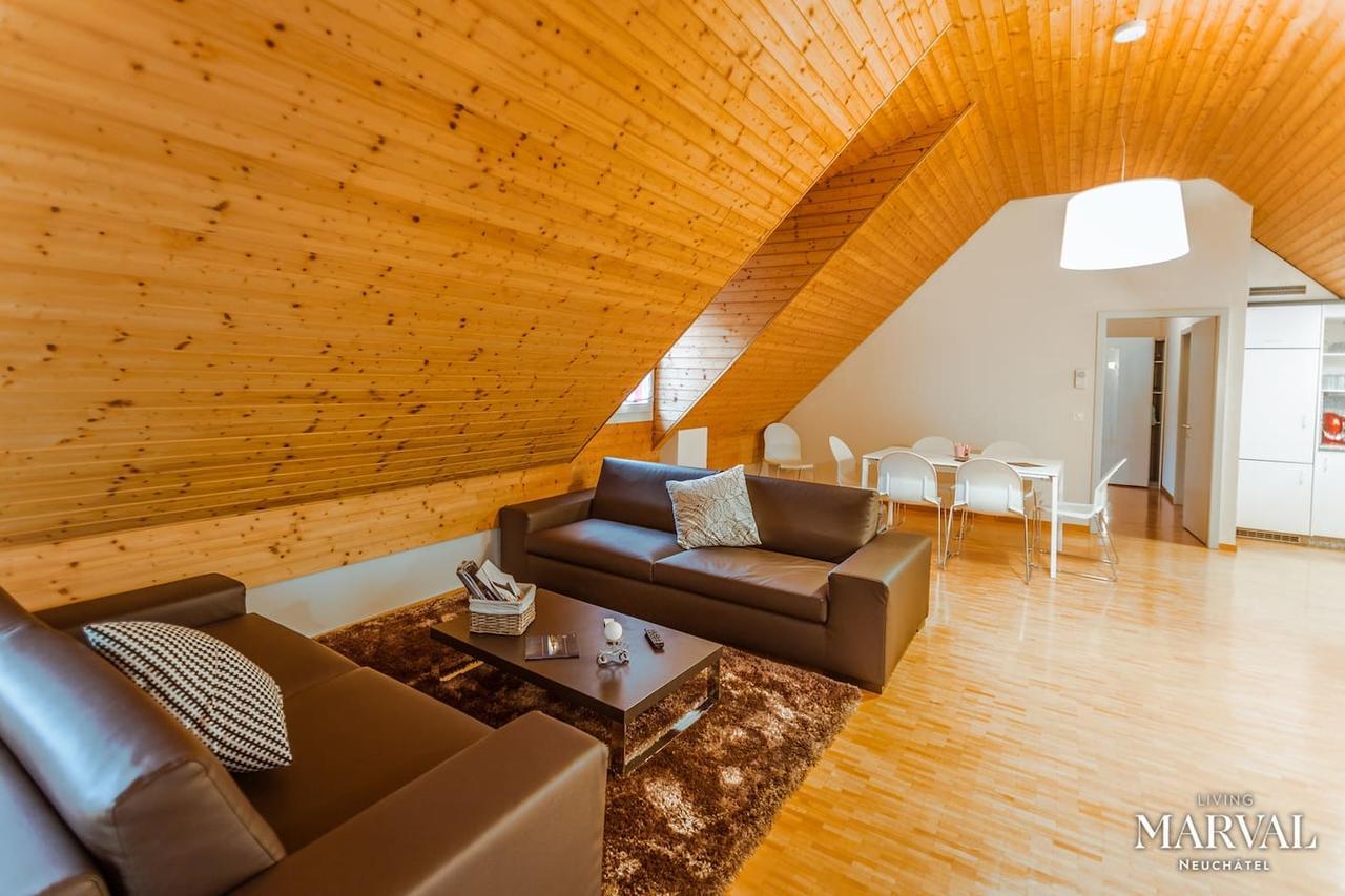 Les Galeries Marval Aparthotel Neuchatel Ngoại thất bức ảnh