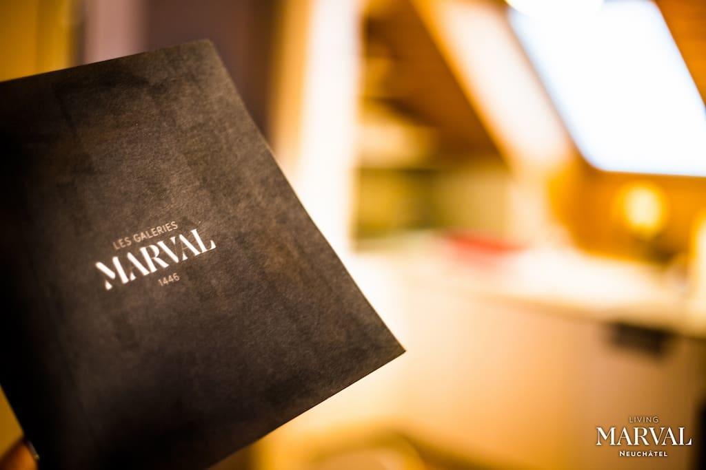 Les Galeries Marval Aparthotel Neuchatel Phòng bức ảnh